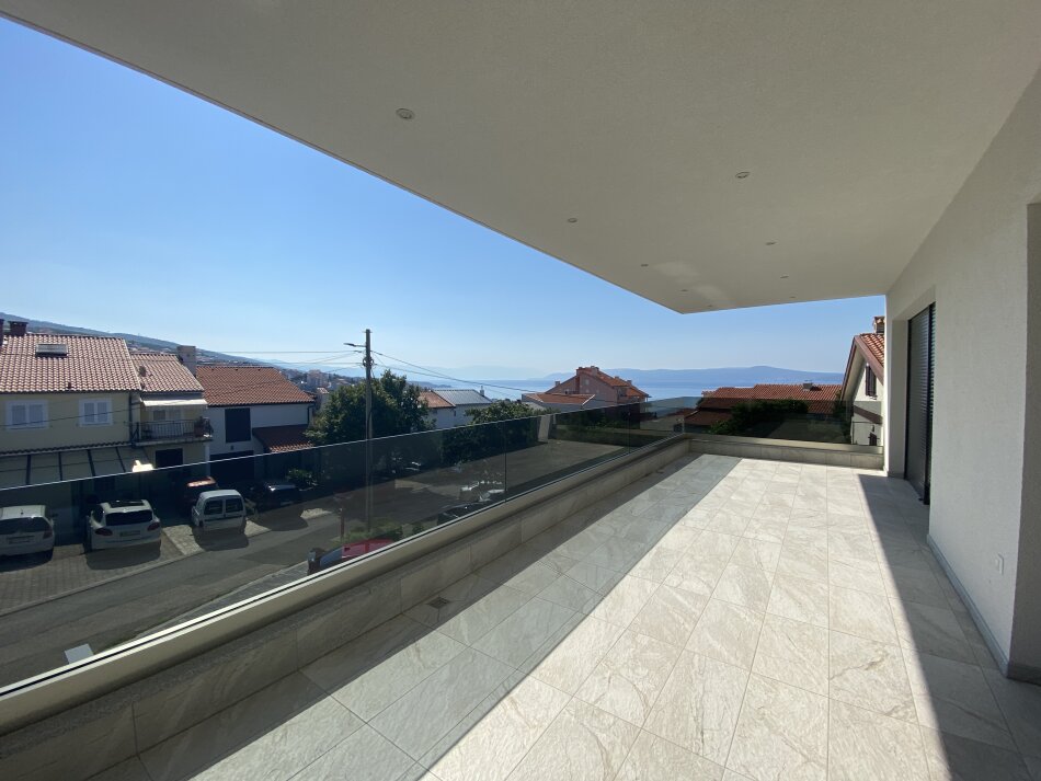 Foto - Crikvenica: moderne Eigentumswohnung ca 103 m2 Neubau mit Meerblick